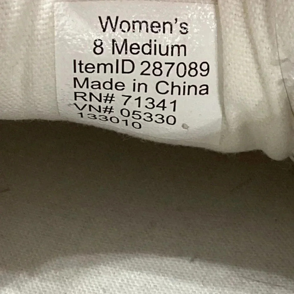 LL BEAN WO SIZE 8 TAUPE SLIP ON  BOAT SHOE EXCELLENT CLEAN CONDITION LACE UP - Picture 11 of 15